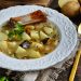 Kartoflana zupa z marynowanymi grzybkami